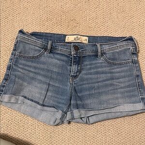 Hollister Blue Jean Shorts Mid Short